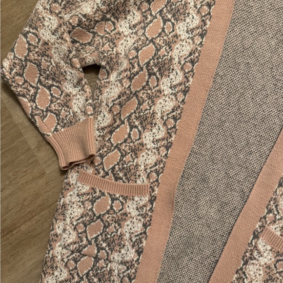 Snakeskin Cardigan Sweater - Picture 2 of 3